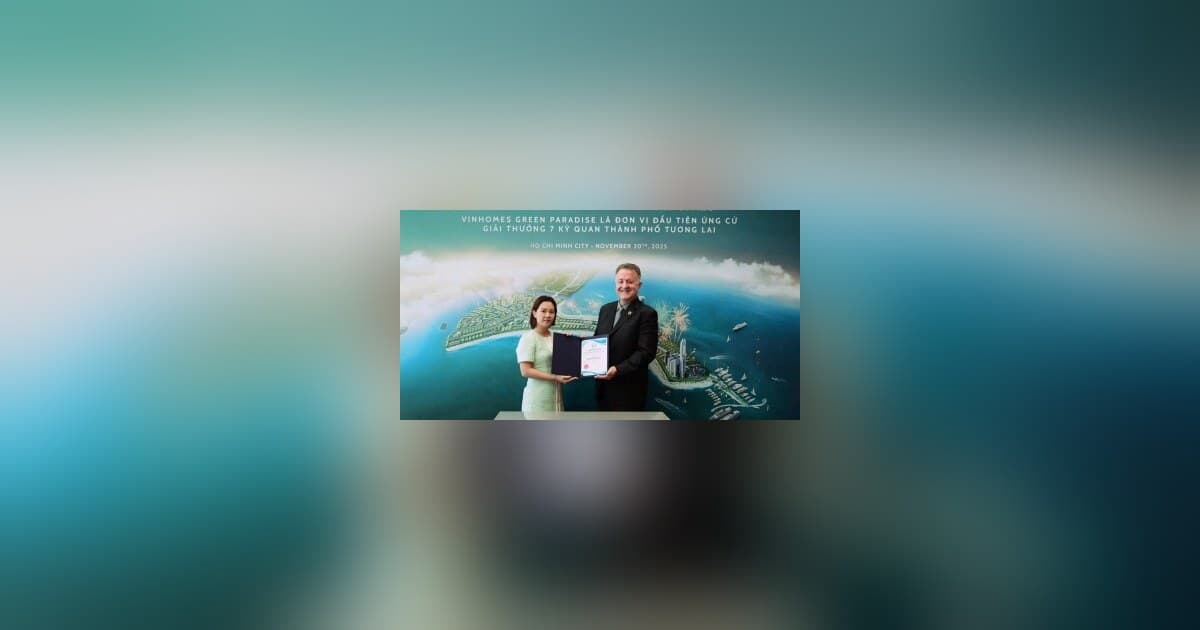 Vinhomes Green Paradise Becomes First Official Participant in New7Wonders '7 Wonders of Future Cities' Campaign