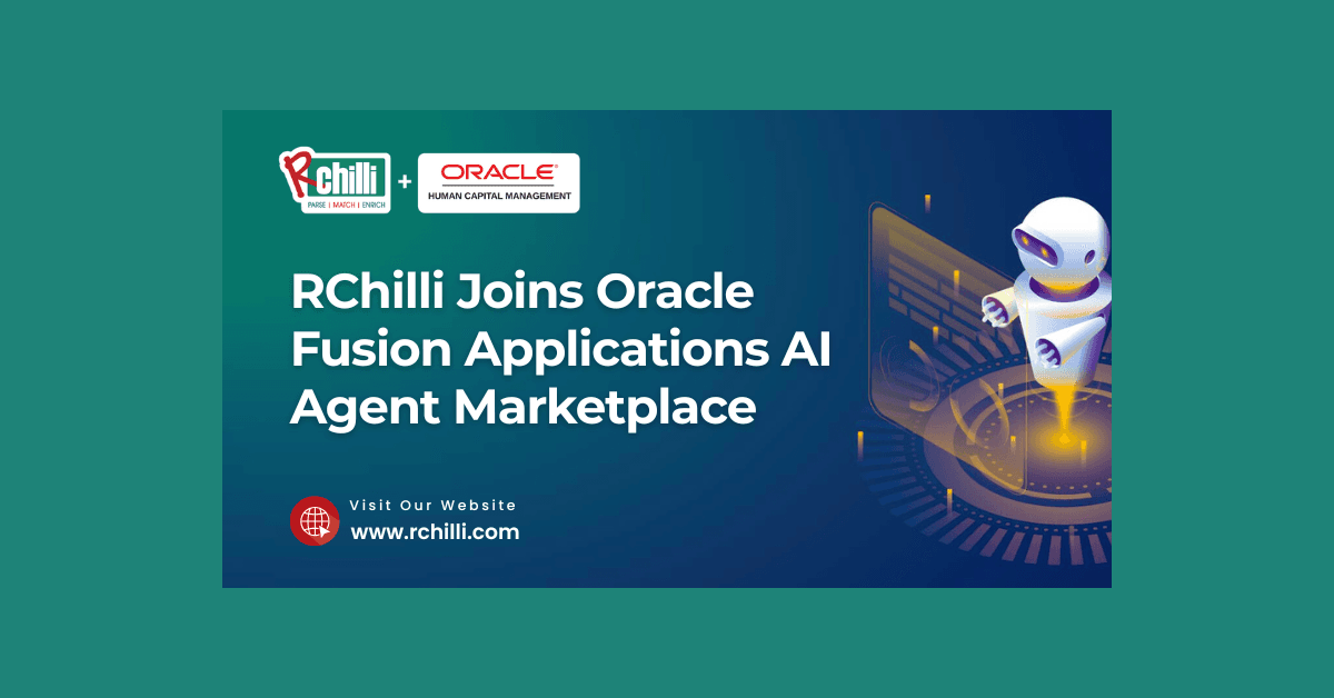 RChilli Joins Oracle AI Marketplace to Automate Candidate Profile Updates