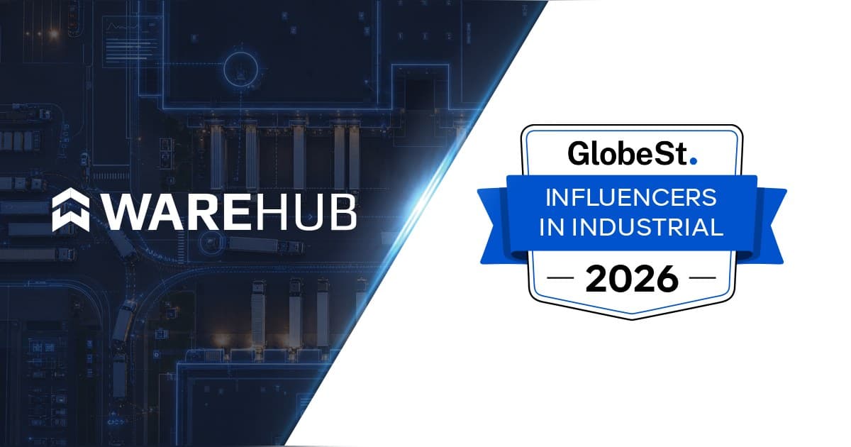 Warehub Recognized as 2026 Influencer in Industrial Real Estate by GlobeSt.com