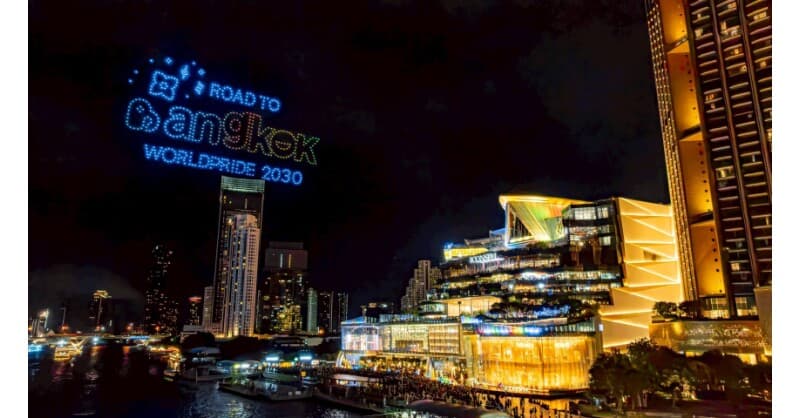 ICONSIAM’s Rainbow Drone and Fireworks Show Marks Thailand’s Readiness for World Pride 2030