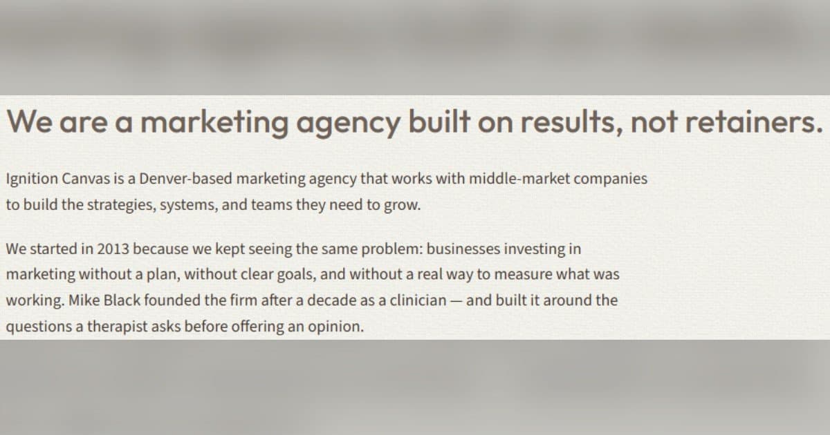 Denver Marketing Firm Paige Black Rebrands as Ignition Canvas to Double Down on Unbiased Strategy