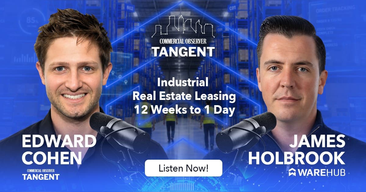 Warehub Founder Discusses Faster Industrial Leasing on Commercial Observer Podcast