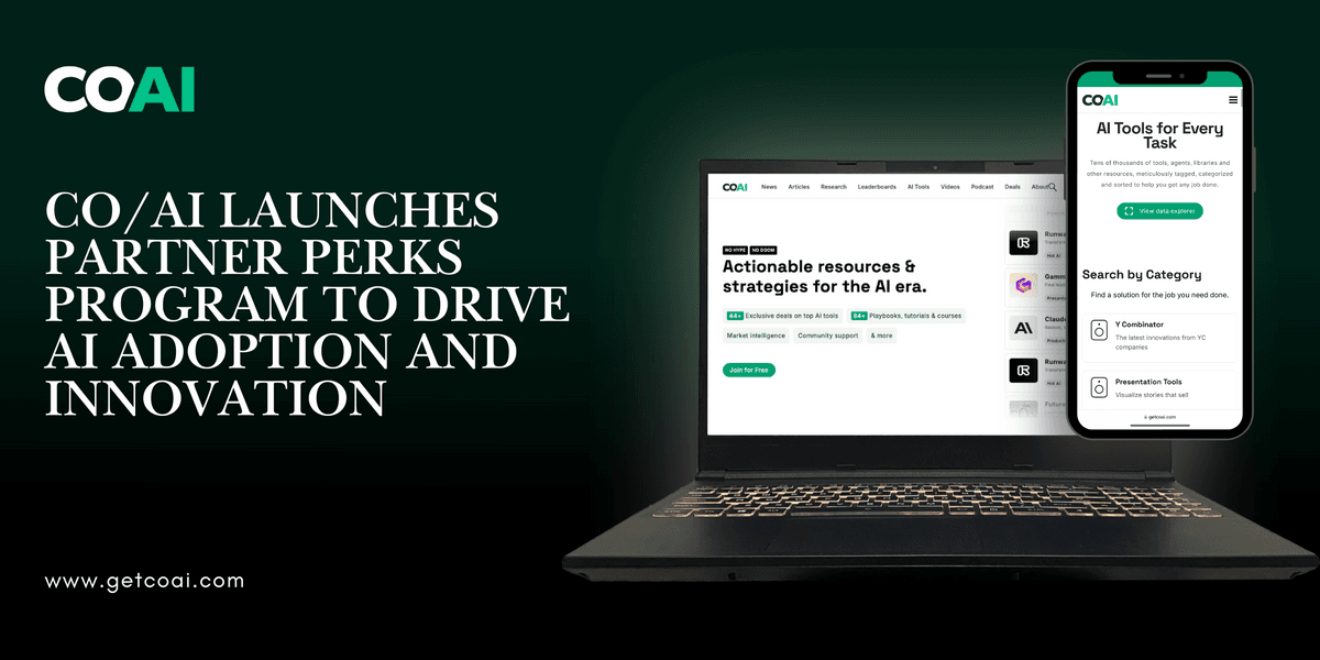 CO/AI Launches Partner Perks Program to Democratize AI Adoption for Businesses