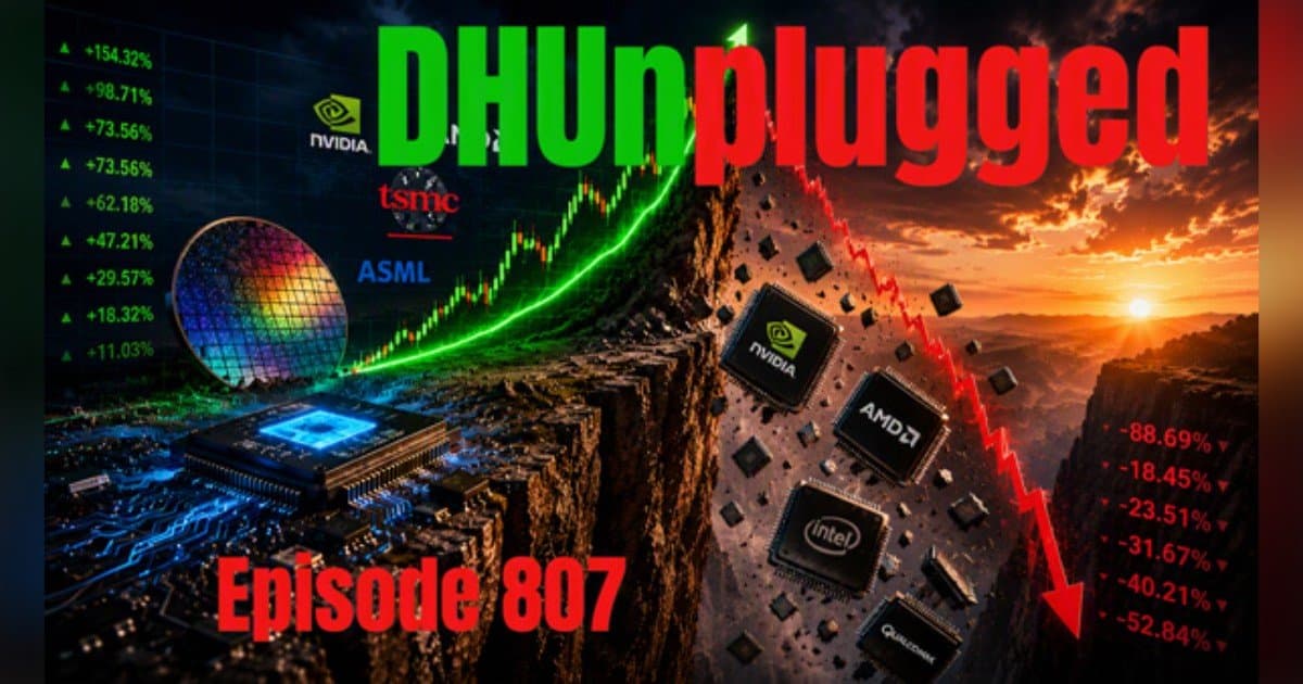 SpaceX Slides Below $147, Greenspan Remembered, and RAM Prices Explode on DHUnplugged