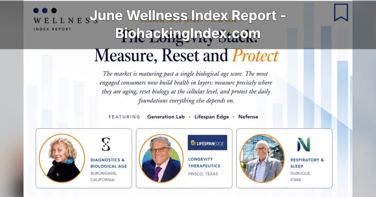 June Wellness Index Report Reveals Shift from Longevity to Whole-Person Health