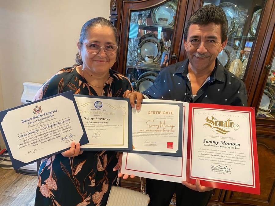 Santa Ana Chamber of Commerce Honors La Chiquita Restaurant Owner with Difference Makers Award