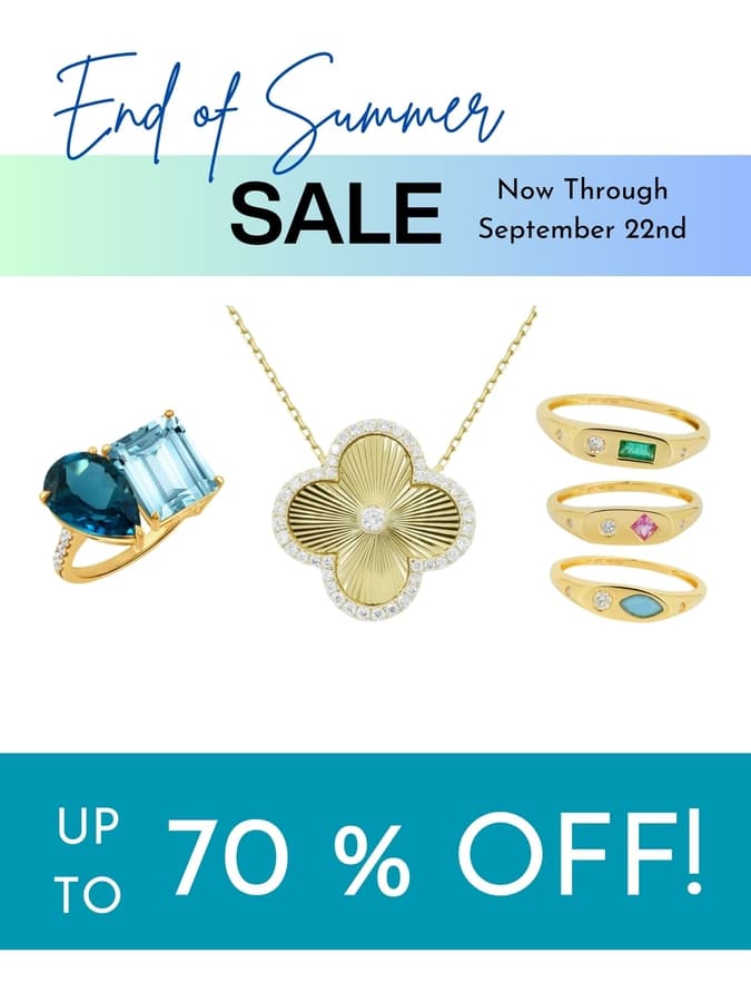 Morgan's Jewelers Launches Major End of Summer Sale with Up to 70% Discounts